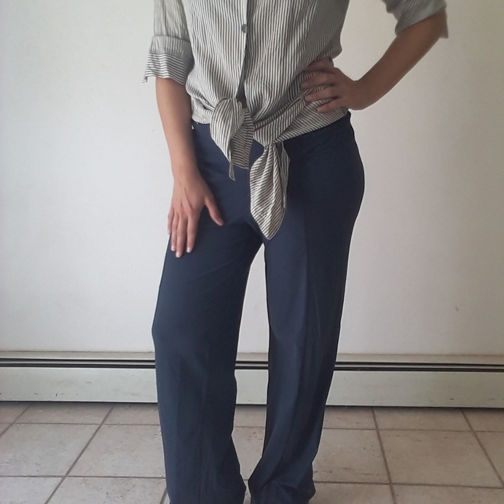 Sun Light Navy Blue Trousers